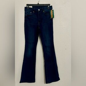 H&M Mini Flare High Waist Denim Jeans Size 27/30